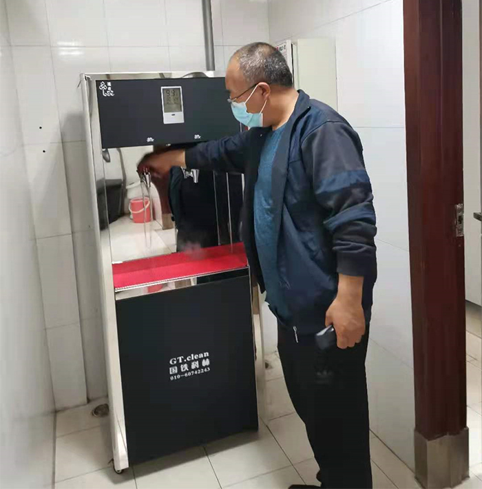 北京又一家医院采购了国林步进式开水器为患者提供健康直饮水