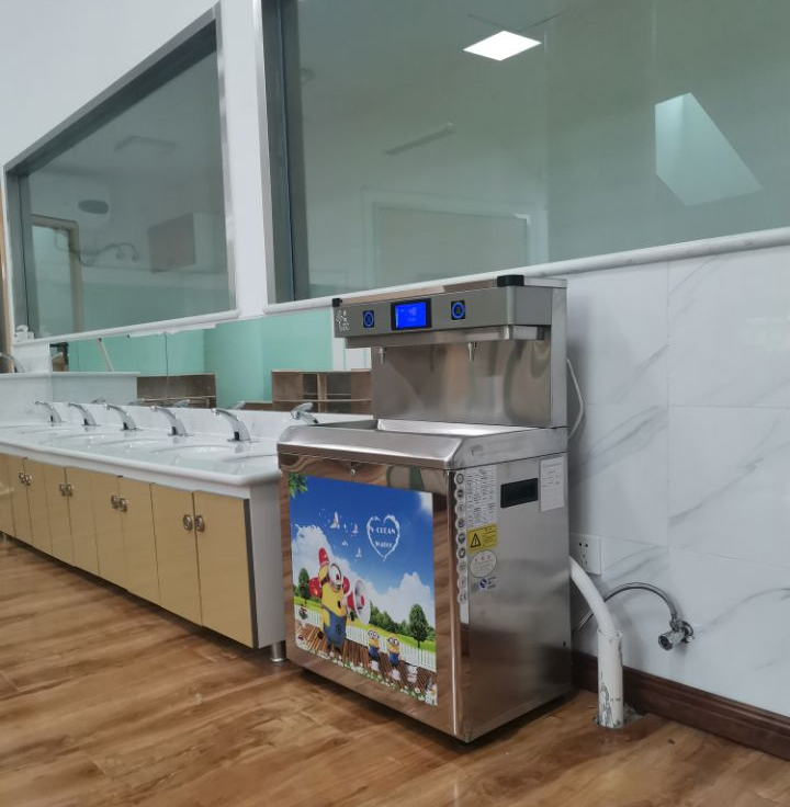 为安全健康饮水重重把关，国林幼儿园饮水台做好每一道防护
